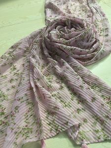 Pink Soft Crush Material Stole