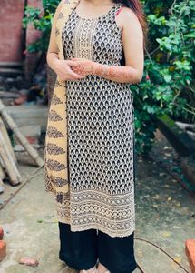 Elegant Embroidered Kurta Set
