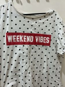 Weekend Vibes Polka Dot Tee