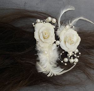 Feather Necklace & Hair Clip