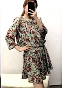 Zara Floral Retro Dress