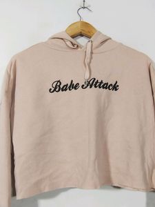 H&amp;M Peach Crop Huddy