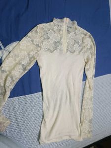 Sleeves Solid Women Top