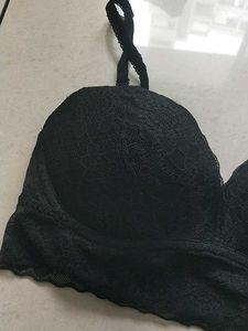 S Black Lace Padded Bra(Victoria&#39;s secret)