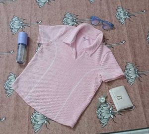 Pink Striped Top 🎀 ✨️