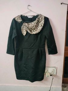 Elegant black Midi Dress