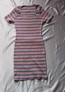 Striped Bodycon Mini Dress