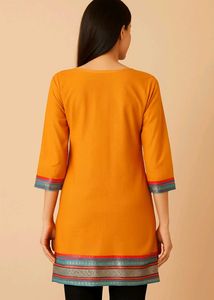 Yellow Cotton Kurti