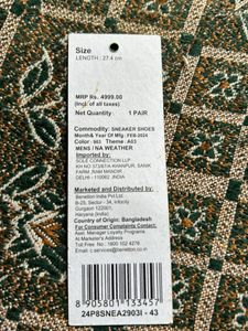 Benetton Black Sneakers -9 Size