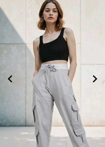 Black Ribbed Tank Top