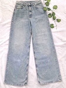 H&amp;M Wide Leg Denim