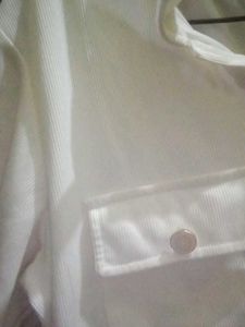 Cream Utility Pocket Shirt