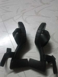Black Party Wear Heels Like New