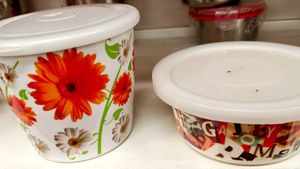 Alphabet Print Plastic Storage Container – 300 ml