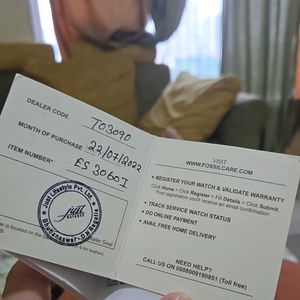 Fossil Leather Watch