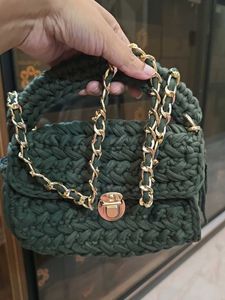 Combo Of 2 Mehndi Green Sling Bag