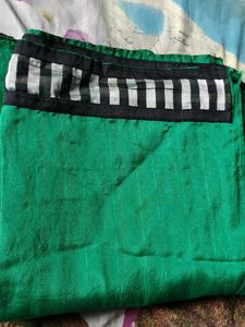 Green Striped Saree