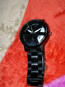 CEL Black Spin wheel Watch