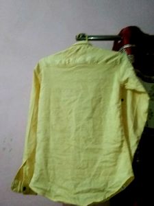Yellow Long Sleeve Button Down