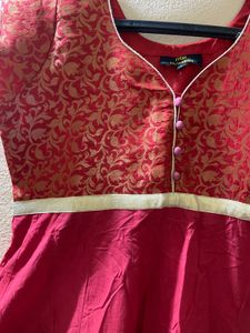 MBE Stunning Red Colour Kurta