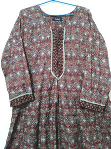 Maternity Churidar Kurti And Dupatta