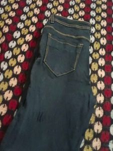 Dark Blue Denim Jeans