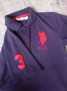 USPA Purple Polo T-Shirt