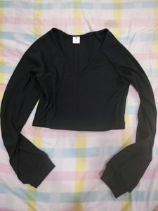 Black Crop Top