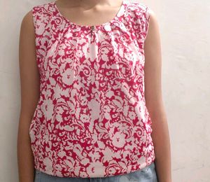 Floral Sleeveless Top
