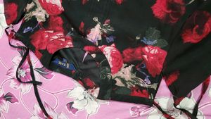 Selling My Black Printed Dress
