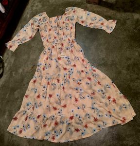 Floral Print Maxi Dress