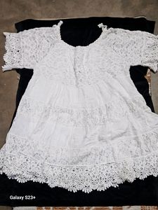 White Off Shoulder Lace Dress