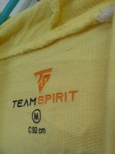 Yellow &#34;Never Give Up&#34; Hoodie