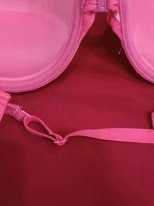 Pink &#39;LOVE&#39;  pushup multifunctional Bra