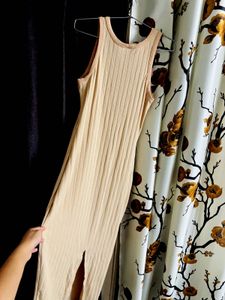 Ribbed Bodycon Midi Dress