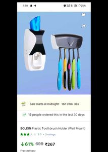 Toothbrush Holder &amp; Dispenser