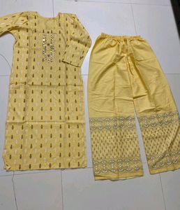 simple Kurta Set Suit  🤍🧡❤️