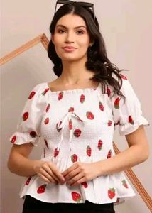 Cute Strawberry Top