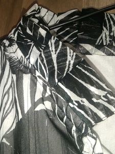 Tropical Print Midi Dress