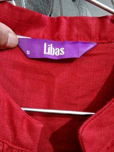Libas Red Kurta