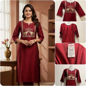 Elegant Maroon Kurta