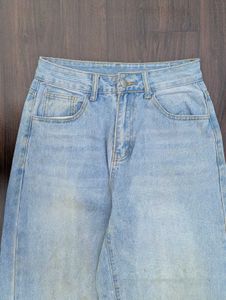 Light Wash Wide Leg Jeans