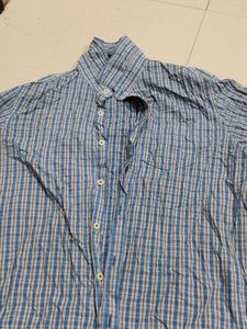 Henry Cotton&#39;s Plaid Shirt - Blue