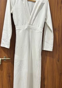 SSS White Office Jumpsuit
