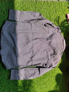 Allen Solly Black &amp; White Check Shirt 40 Size