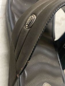 ADDA Brown Wedge Heel Padded flip Flops