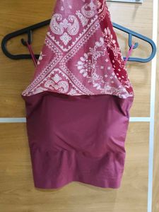 Bandana Handkerchief Spaghetti Top
