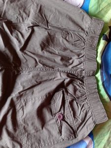 Army Green Loose Fit Cargo