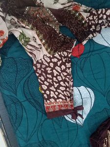 Elegant Kurta Set Brown