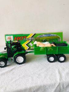 Farmer Tractor Set With Animal